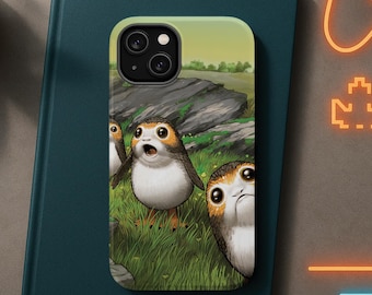 Funda para iPhone de Star Wars Porgs: Leyendas de la Fuerza, compatible con MagSafe