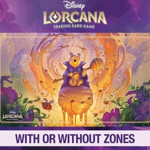 Tapis de jeu Disney Lorcana - Winnie l'ourson - Hunny Wizard - Rise of the Floodborn - TCG - personnalisé - Disney - tapis de souris - manette de jeu - accessoire