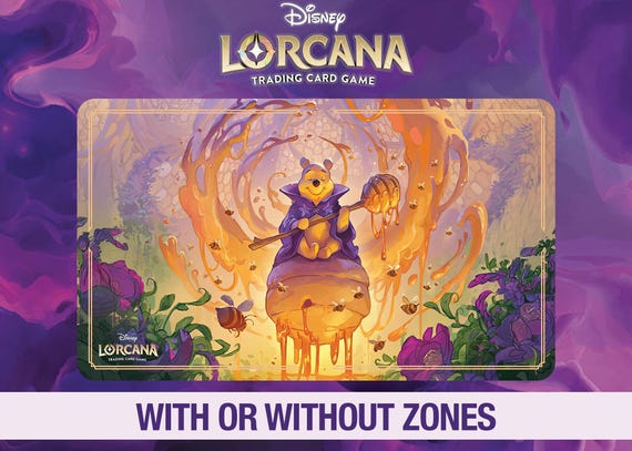 ロルカナ　プレイマット　プーさん　Hunny Wizard Amazon.co.jp: Disney Lorcana TCG Japanese Edition Official