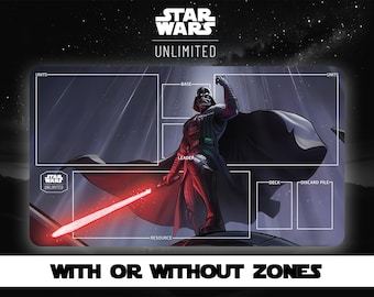 Tappetino da gioco Darth Vader Star Wars Unlimited: Tappetino per gioco di carte collezionabili