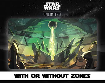 Star Wars Unlimited Playmat – TCG Ready – 600 x 350 mm (23.6 x 13.8 in) – Neoprene / Rubber – Stitched Edges