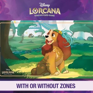 Tapis de jeu Disney Lorcana - Lady - Archazia's Island - TCG - tapis de jeu personnalisé - Disney - tapis de souris - manette de jeu - accessoire - de Lady & The Tramp