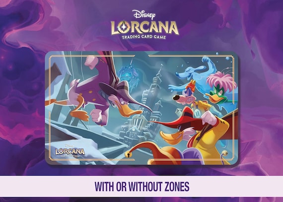 Disney Lorcana Playmat - Darkwing Duck - Lets Get Dangerous