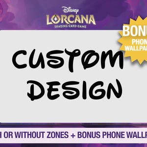 Disney Lorcana Krabbeldecke - Individuell - TKG - Individuelle Krabbeldecke - Disney - Mousepad - Gamepad - Accessoire