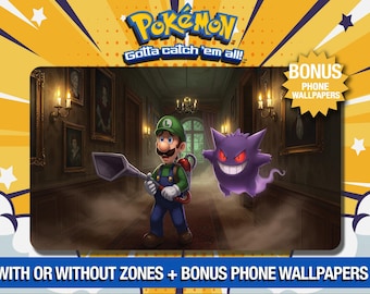 Luigi & Gengar Haunted Mansion Spielmatte: TKG Gamepad