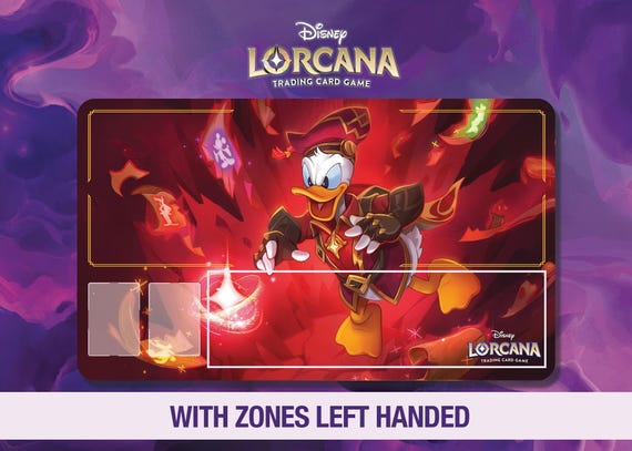 Disney Lorcana Playmat - Donald Duck - Whispers in the Well - Ruby