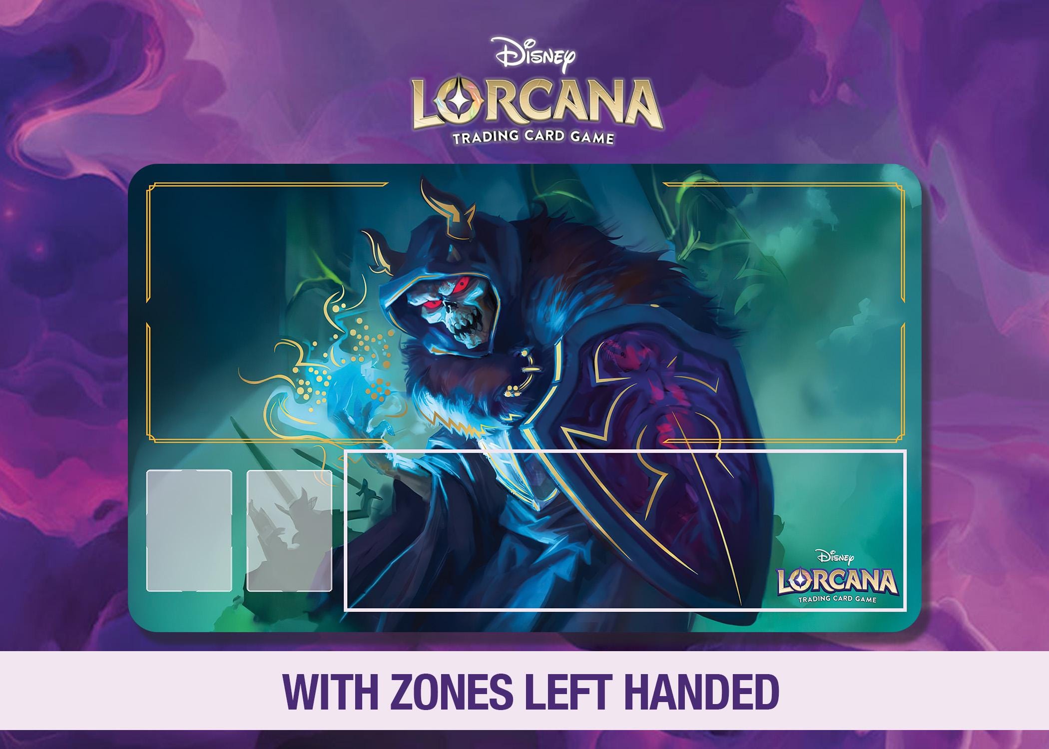 Disney Lorcana Playmat - the Black Cauldron - the Horned King
