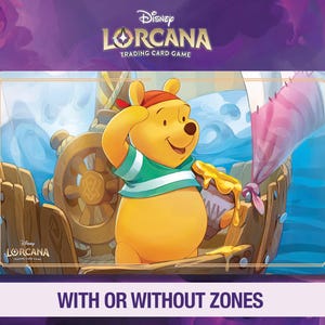 Tapete de juego Disney Lorcana - Winnie the Pooh - Hunny Pirate - Azurite Sea - TCG - Personalizado - Disney - Alfombrilla de ratón - Gamepad - Accesorio