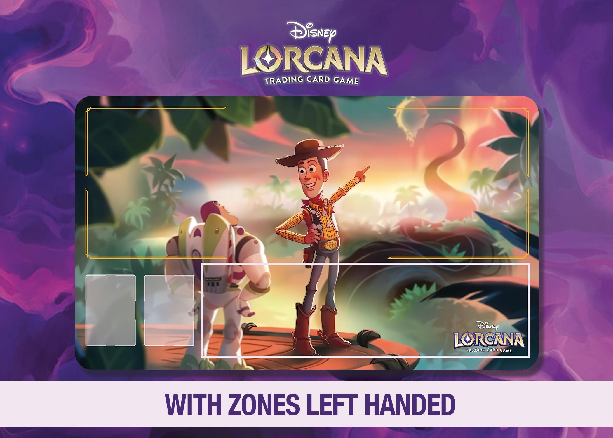 Disney Lorcana Playmat – Woody - Buzz Lightyear - TCG Ready – 600