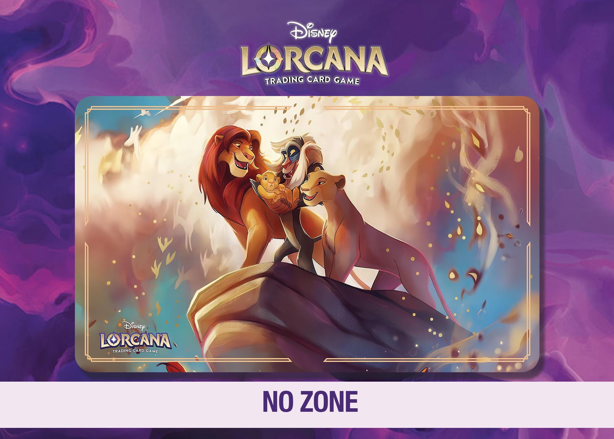 Disney Lorcana Playmat - The Lion King – Enchanted - Fabled Set 9