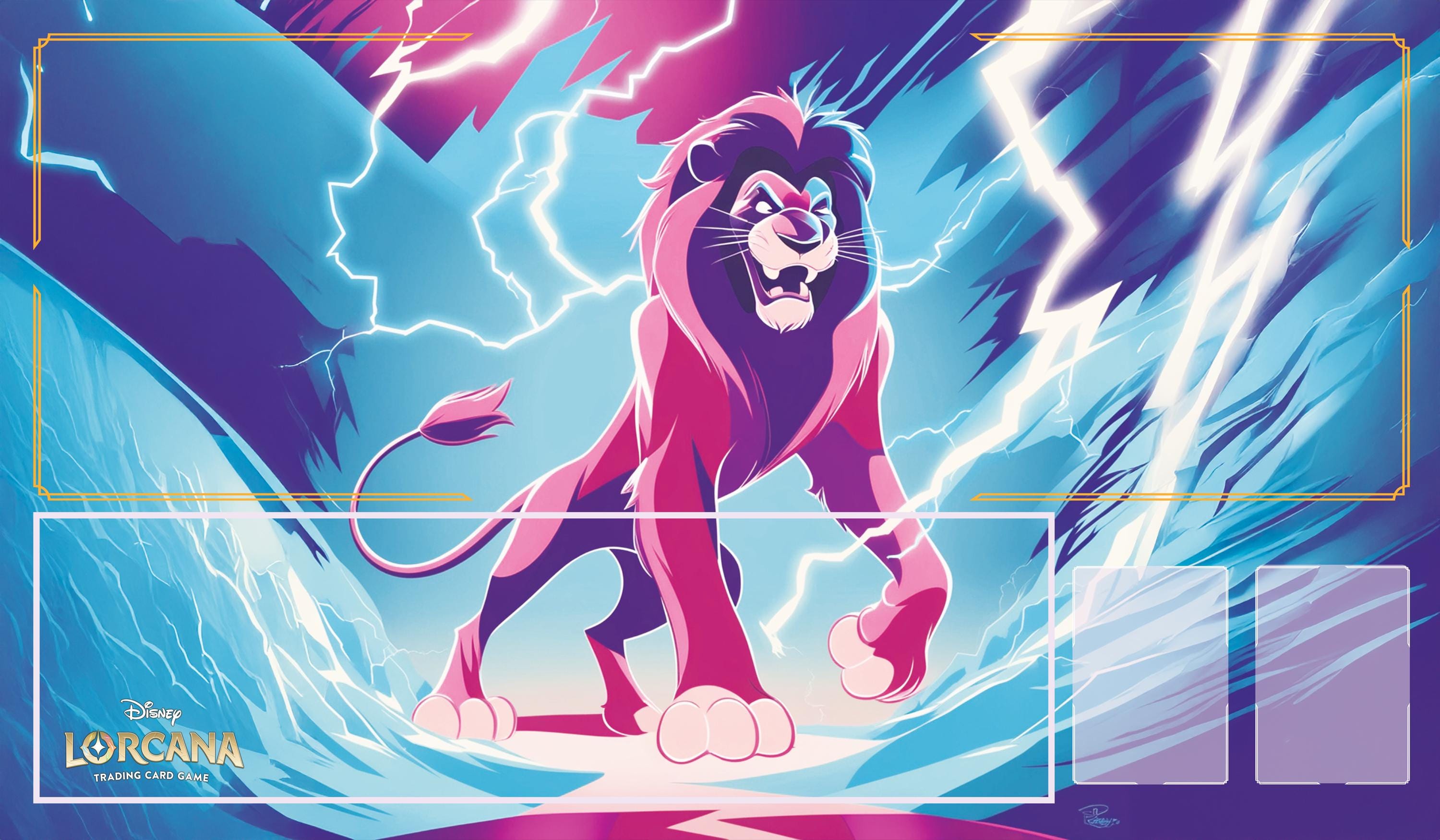 Disney Lorcana Playmat - Scar - Alternate - Shimmering Skies