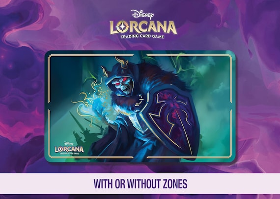 Disney Lorcana Playmat - the Black Cauldron - the Horned King
