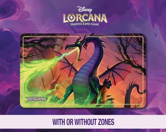 プレイマット ロルカーナ TCG - マレフィセントのドラゴン - 24インチ