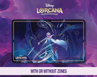 Disney Lorcana Playmat - Elsa - Frozen - Whispers in the Well - Accessory - TCG Ready –  (23.6 x 13.8 in) – Stitched Edges