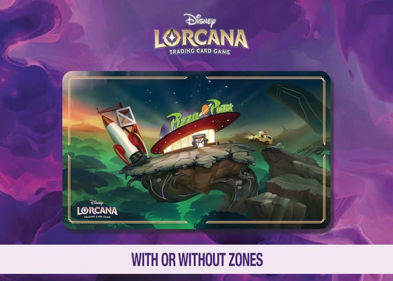 Disney Lorcana Playmat – Pizza Planet - Space Port - TCG Ready