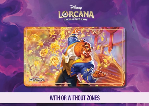 Disney Lorcana Playmat - Beast – Beauty and the Beast - Enchanted