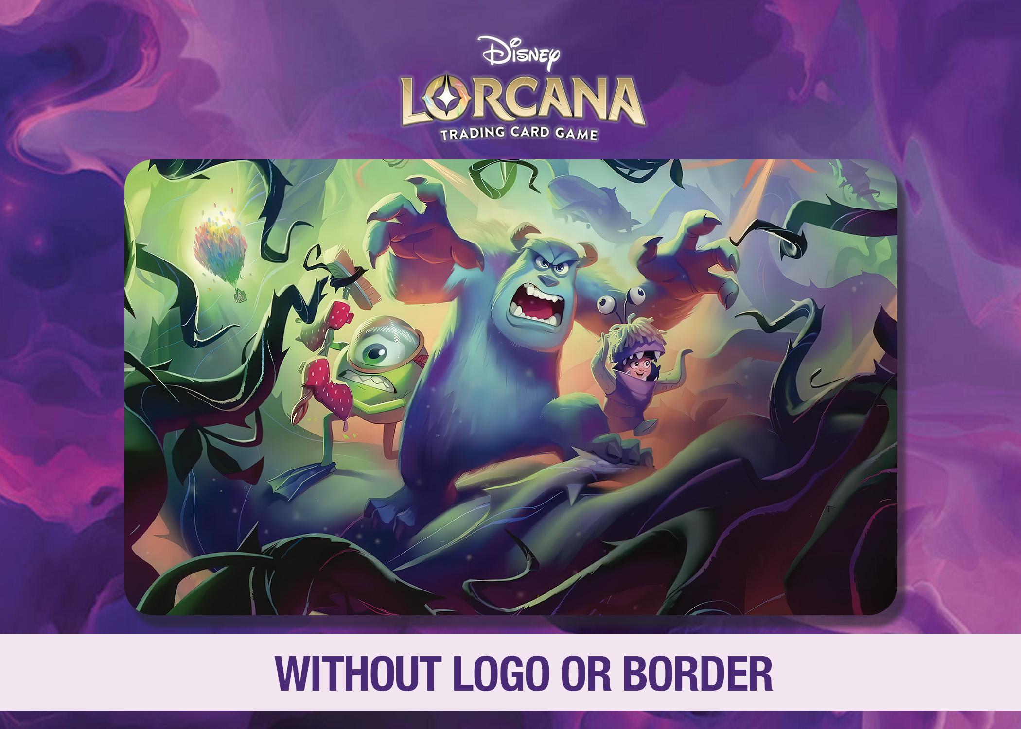Disney Lorcana Playmat - Attack of the Vines - Monsters Inc