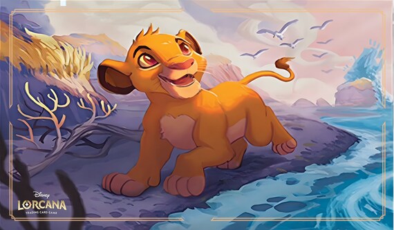Disney Lorcana Playmat - Simba - Happy Go Lucky - Azurite Sea