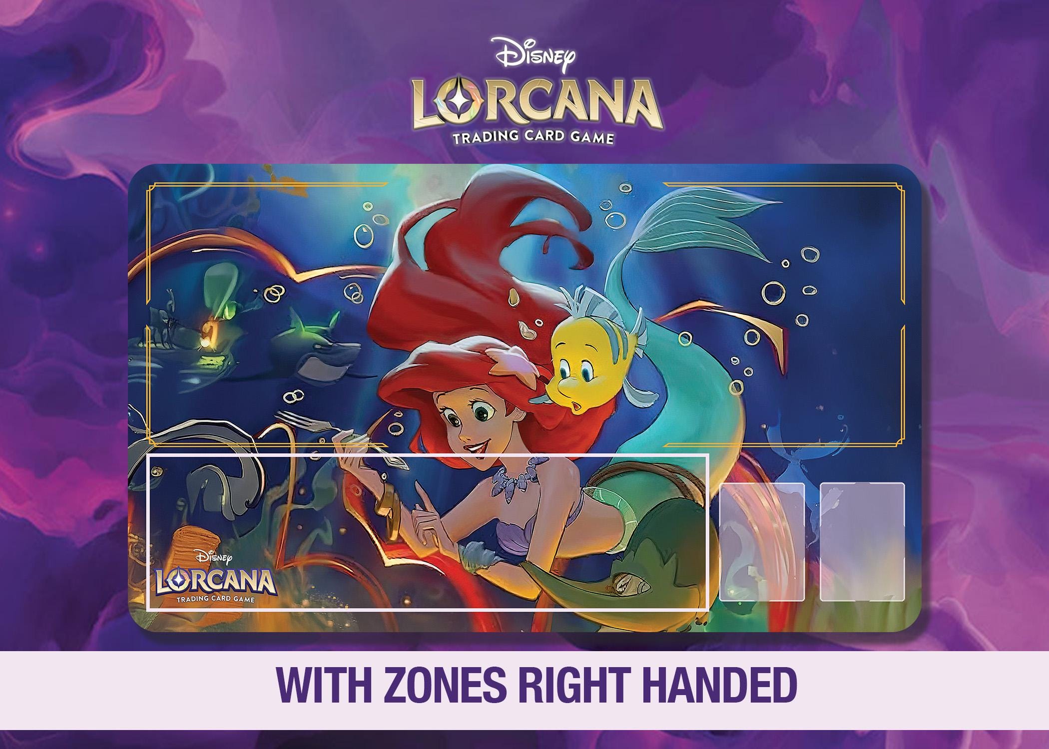 Disney Lorcana Playmat - The Little Mermaid – Ariel - Flounder