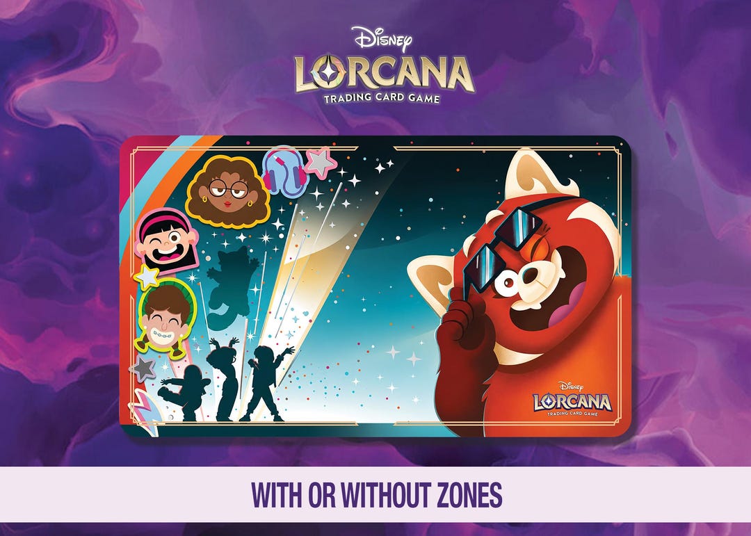 Disney Lorcana Playmat – Meilin Lee - Popular Red Panda - TCG