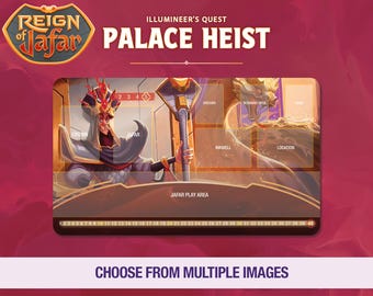 Disney Lorcana Playmat - Palace Heist - Reign of Jafar - Choose from Multiple Images - TCG - Custom Playmat - Mousepad - Gamepad -Accessory