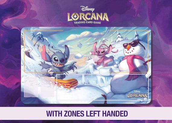 Disney Lorcana Playmat - Stitch and Angel - Set 11 - Winterspell