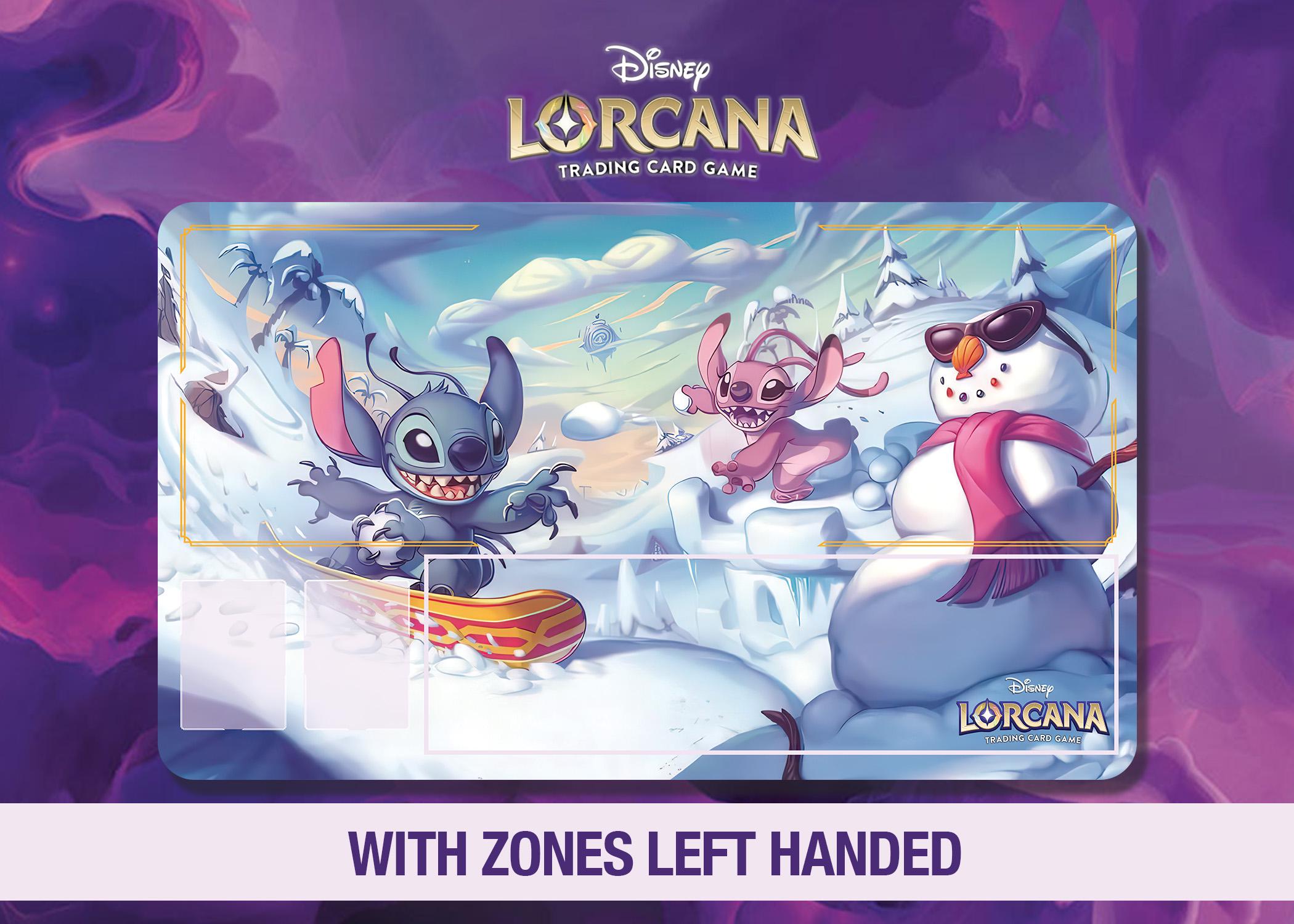 Disney Lorcana Playmat - Stitch and Angel - Set 11 - Winterspell