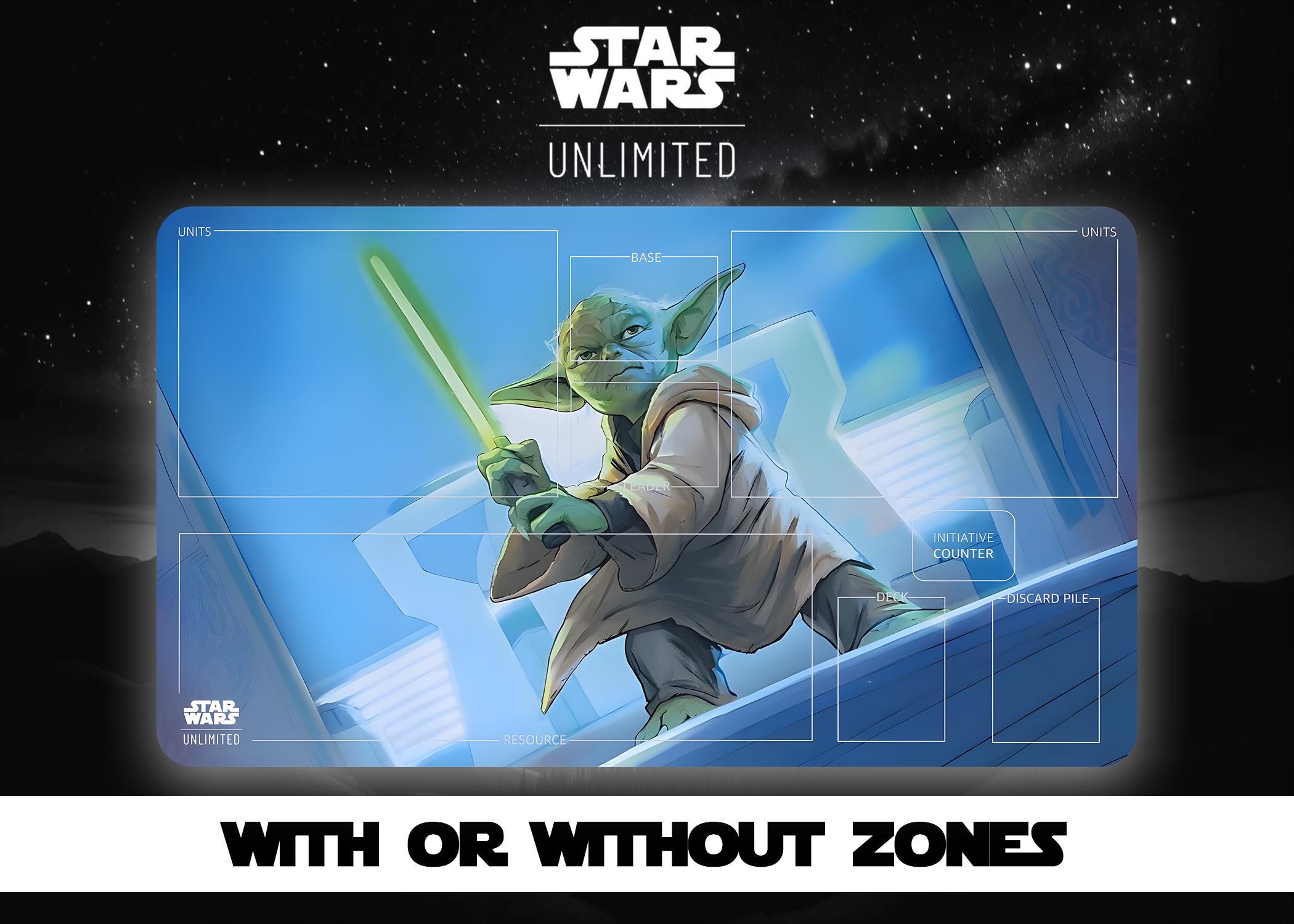 Star Wars Unlimited Yoda Twilight of the Republic Playmat