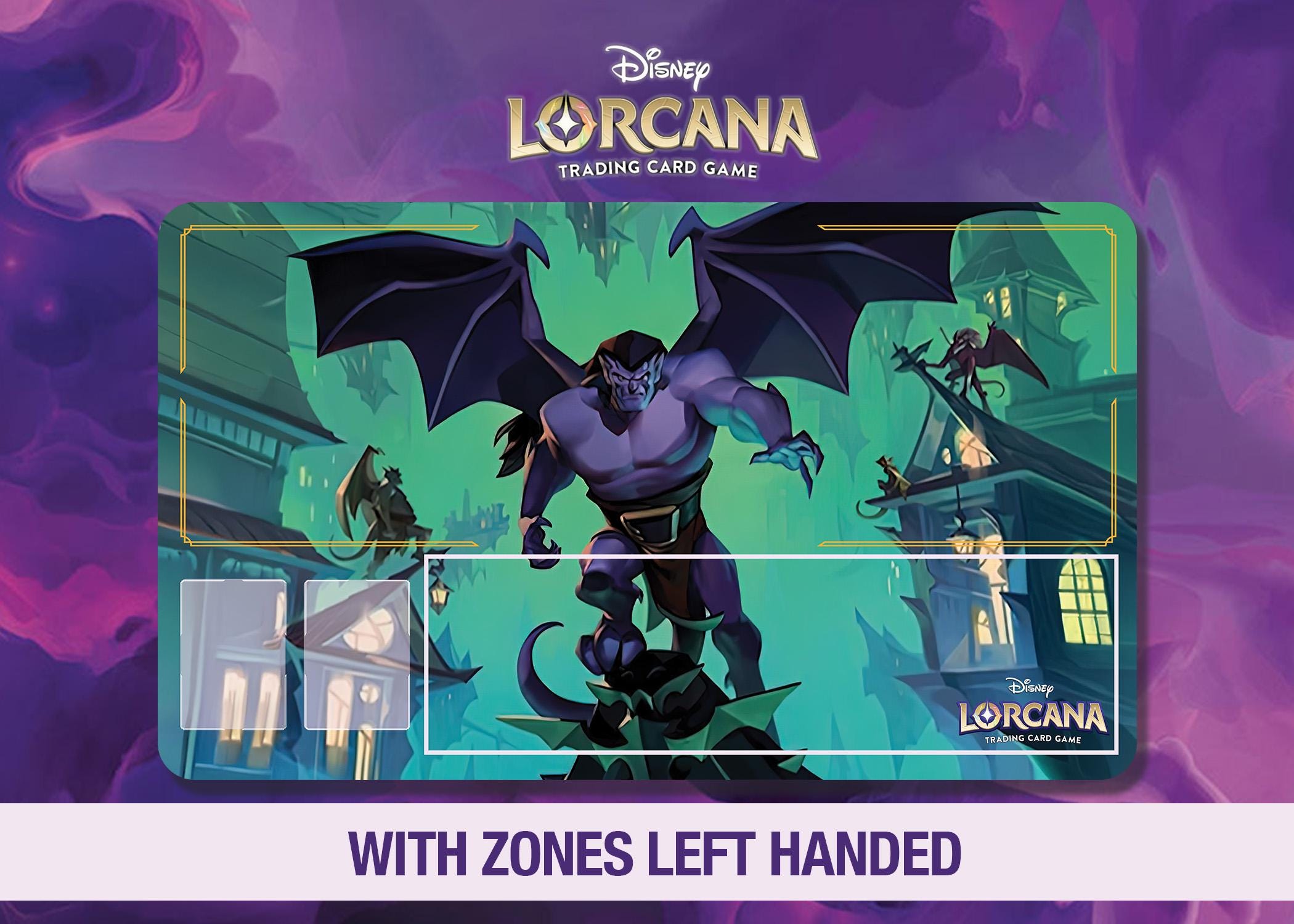 Disney Lorcana Playmat  Gargoyles - Goliath - Guardian of Castle Wyvern -  TCG Ready  600 X 350 Mm (23.6 X 13.8 In)  Stitched Edges - Etsy