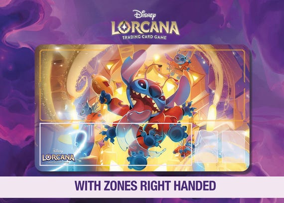 Stitch Lorcana Playmat: Experiment 626 - Reign of Jafar TCG - Etsy