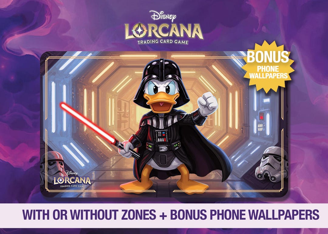 Disney LORCANA プレイマット（Donald Duck） 51amwZOr7DL.jpg_BO30,255,255,