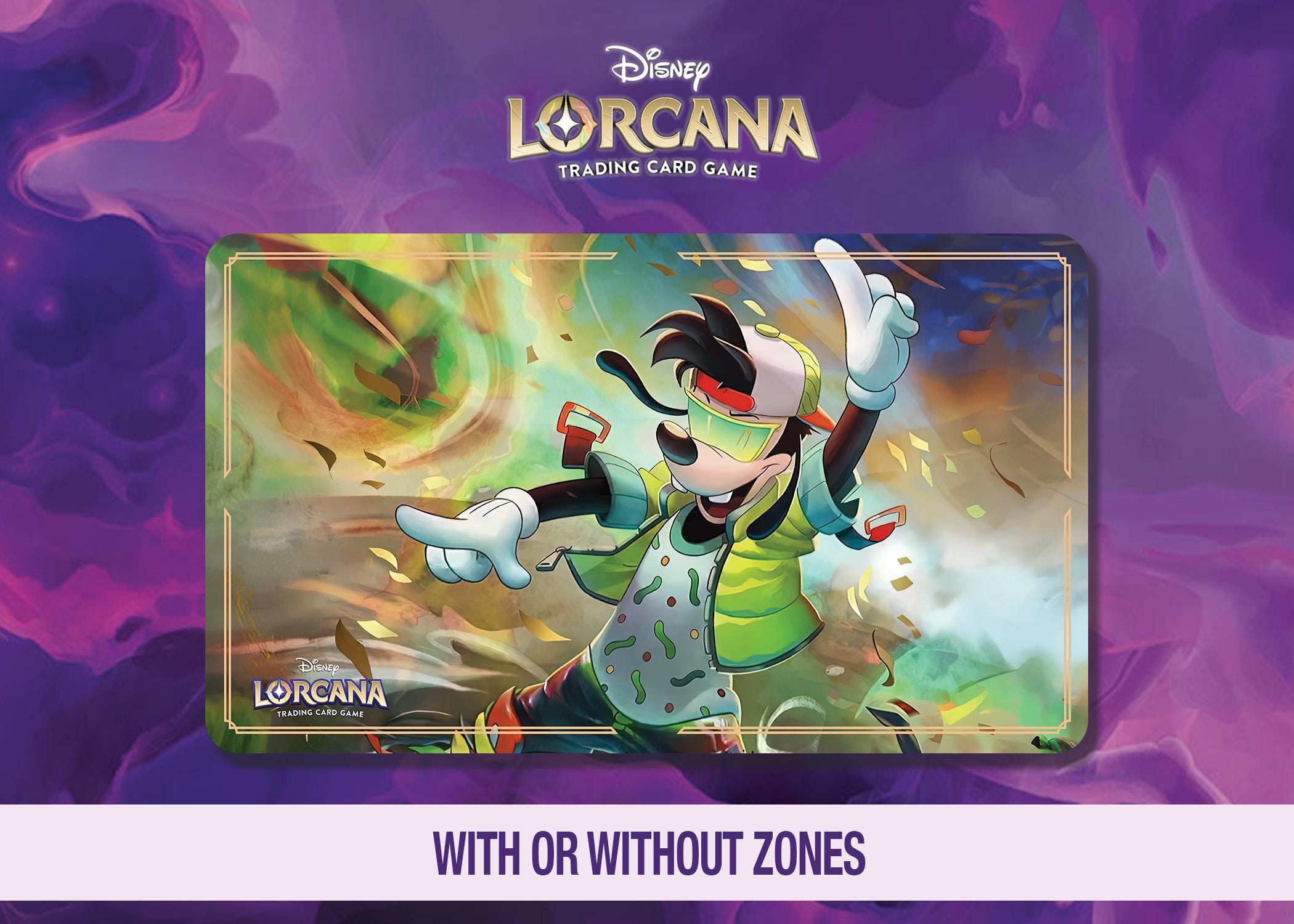 goofy movie lorcana cards Disney Playmat - Max – Enchanted - Fabled Set 9 - - TCG - Custom Playmat - Mousepad - Gamepad - Accessory Floodborn;Hero Strength Disney Lorcana's Fabled Set Introduces