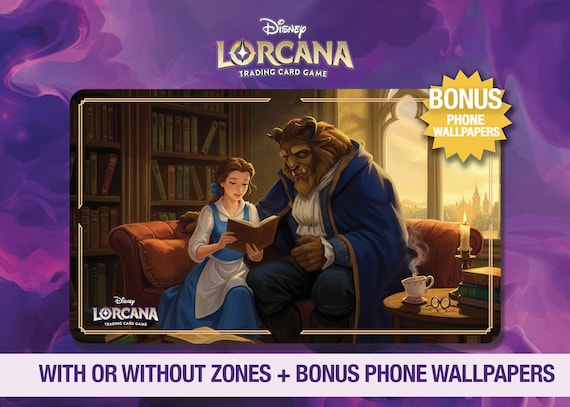 Disney Lorcana Playmat - Beauty and the Beast - Tales as Old as