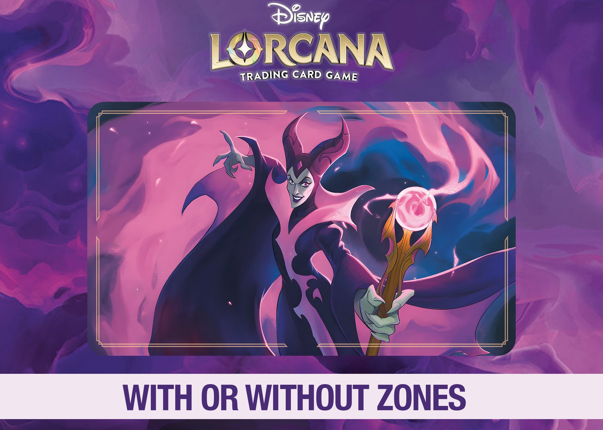 ディズニー ロルカナ プレイマット ミッキーマウス　マレフィセント ディズニー ロルカーナ プレイマット - マレフィセント - TCG