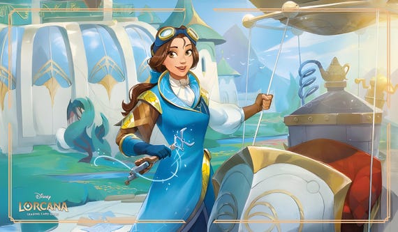 ディズニー ロルカーナ プレイマット - ベル - アーキジアの島 - TCG