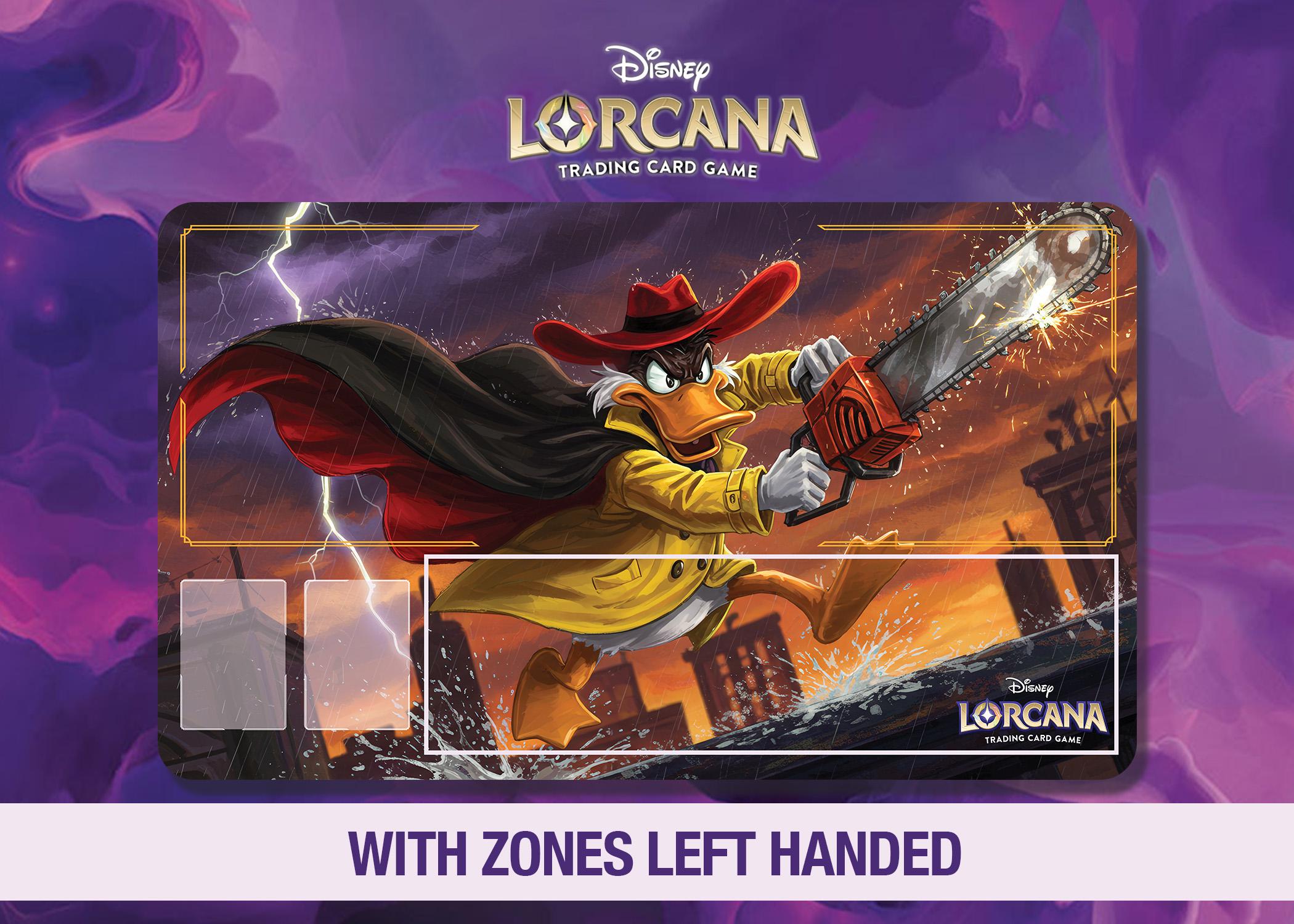 Disney Lorcana Playmat - Nega Duck - Chainsaw Chaos - 90's Cartoon