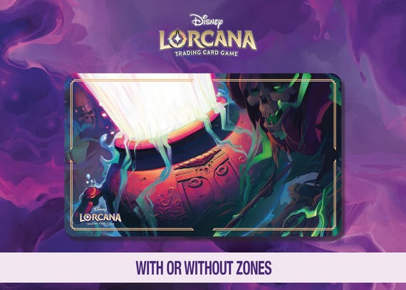 Disney Lorcana Playmat - the Black Cauldron - Undead Warriors