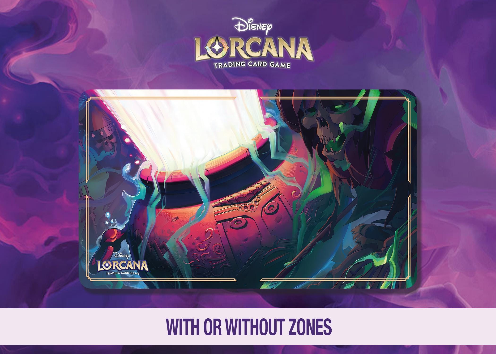 Disney Lorcana Playmat - the Black Cauldron - Undead Warriors