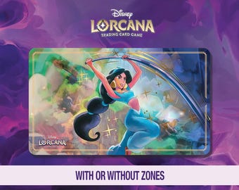 ディズニーロルカナ　ジャスミンプレイマット　匿名発送 プレイマット ロルカーナ TCG - アラジンとジャスミン - 24インチ x 14