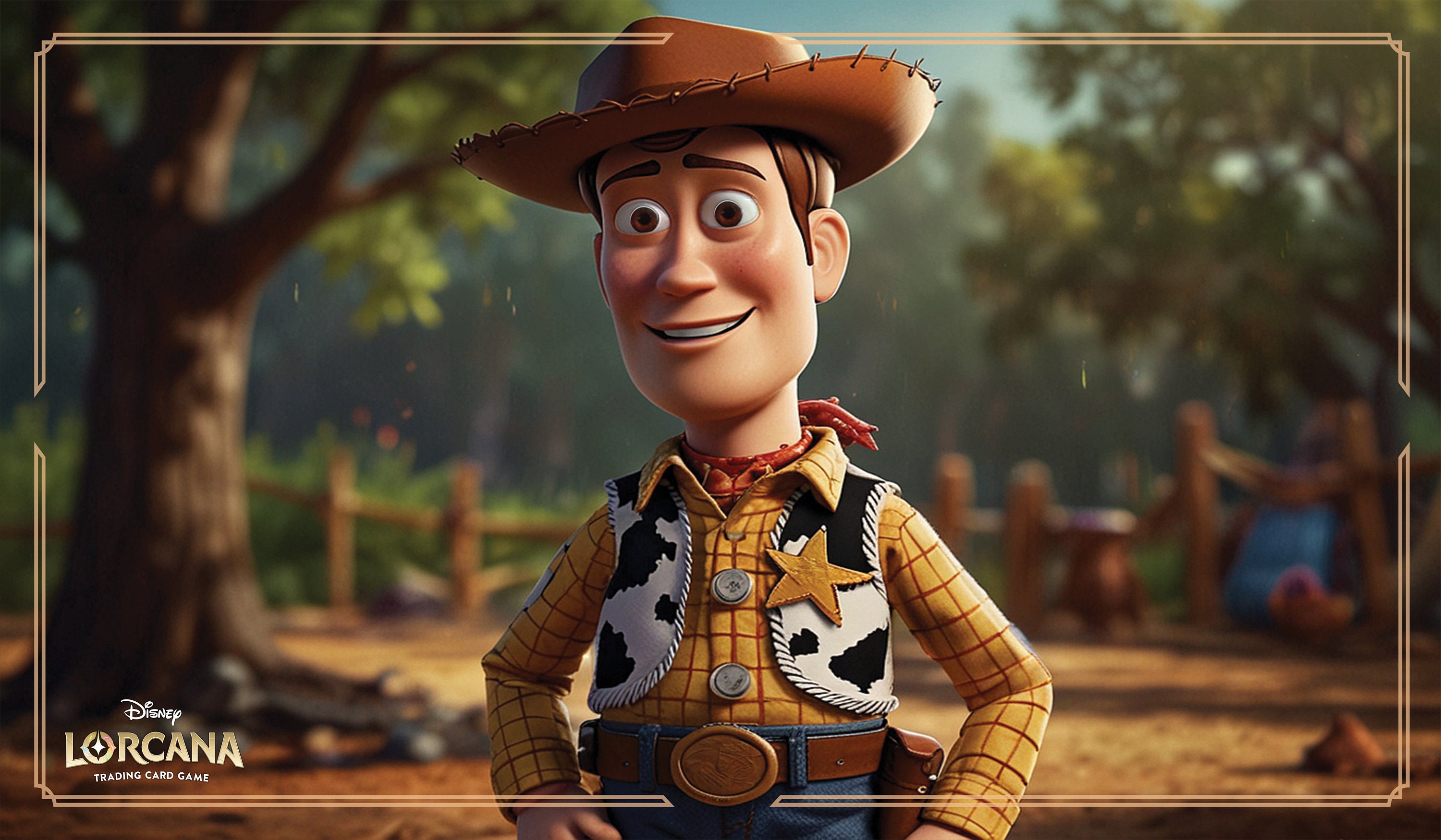 Disney Lorcana ウッディ プレイマット Disney Lorcana Playmat - Woody - Toy Story - Disney Movies - TCG