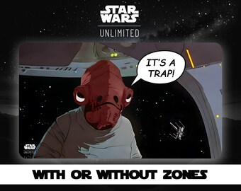 Admiral Ackbar Playmat: Star Wars Unlimited TCG - &quot;It&#39;s a Trap!&quot;