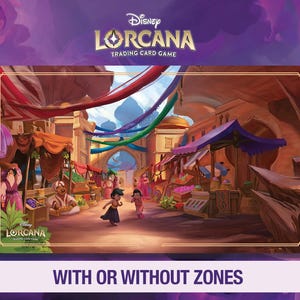 Disney Lorcana Krabbeldecke - Agrabah Markplatz - Into The Inkland - TKG - Individuelle Krabbeldecke - Mousepad - Gamepad - Accessoire