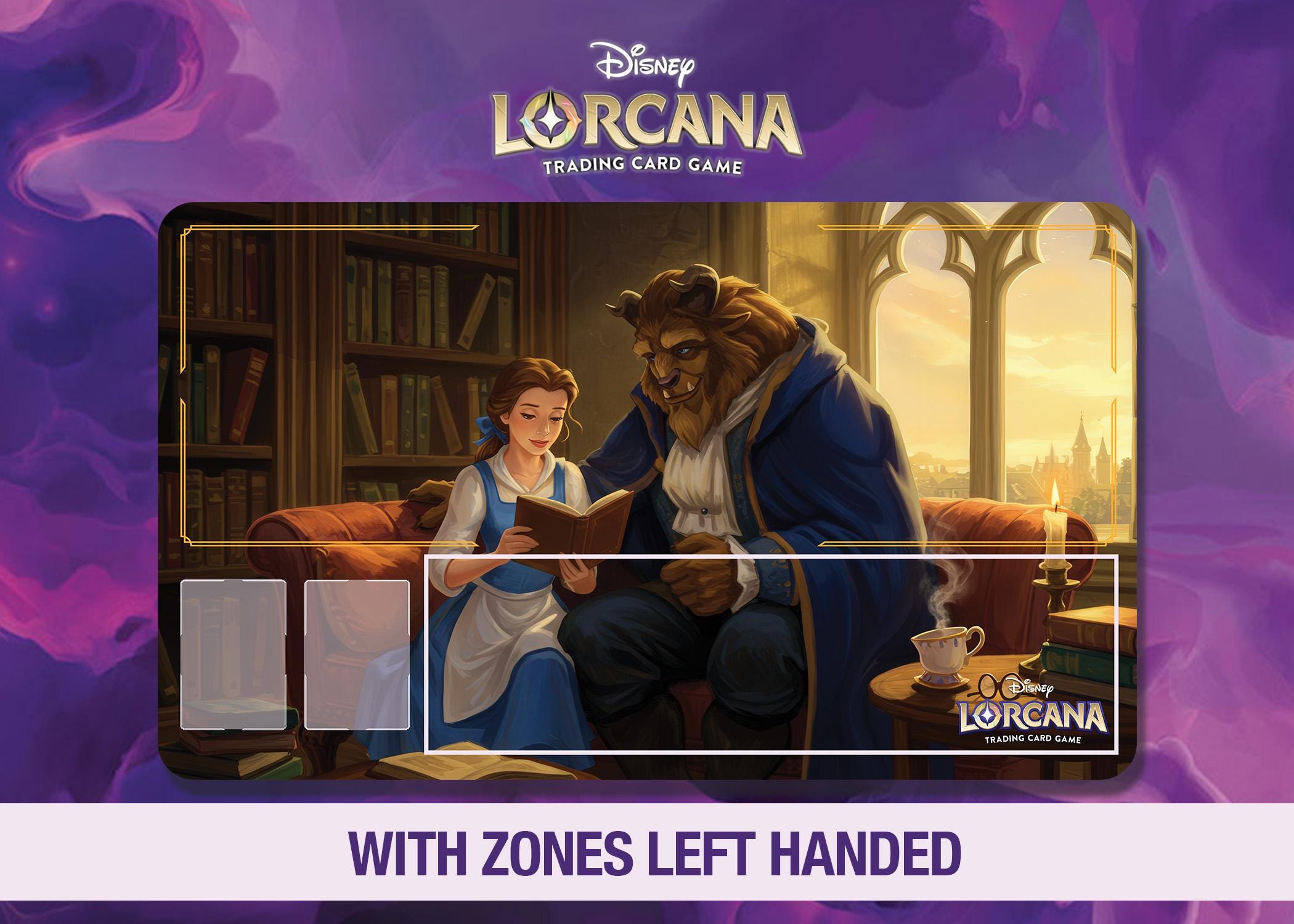 lorcana beauty and the beast cards Disney Lorcana Playmat - Beauty and the Beast - Tales as Old as Time - TCG  - Cu