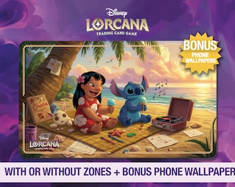 ディズニー ロルカーナ プレイマット - リロ＆スティッチ - ビーチ