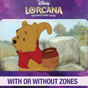 Tapete de juego Disney Lorcana - Winnie the Pooh - TCG - Tapete de juego personalizado - Disney - Alfombrilla de ratón - Gamepad - Accesorio