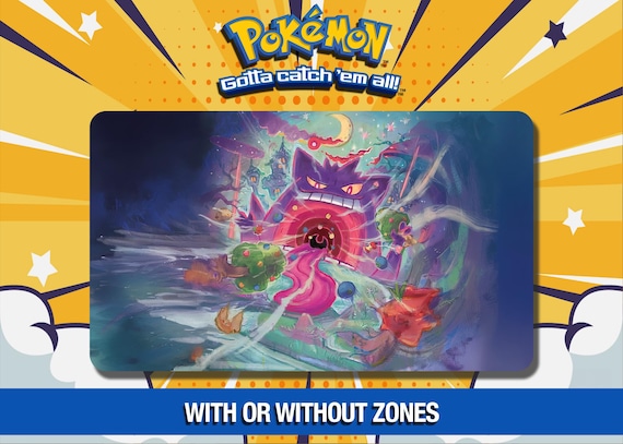 Gengar Playmat – Gigantamax - Vmax - Pokémon TCG Playmat - TCG