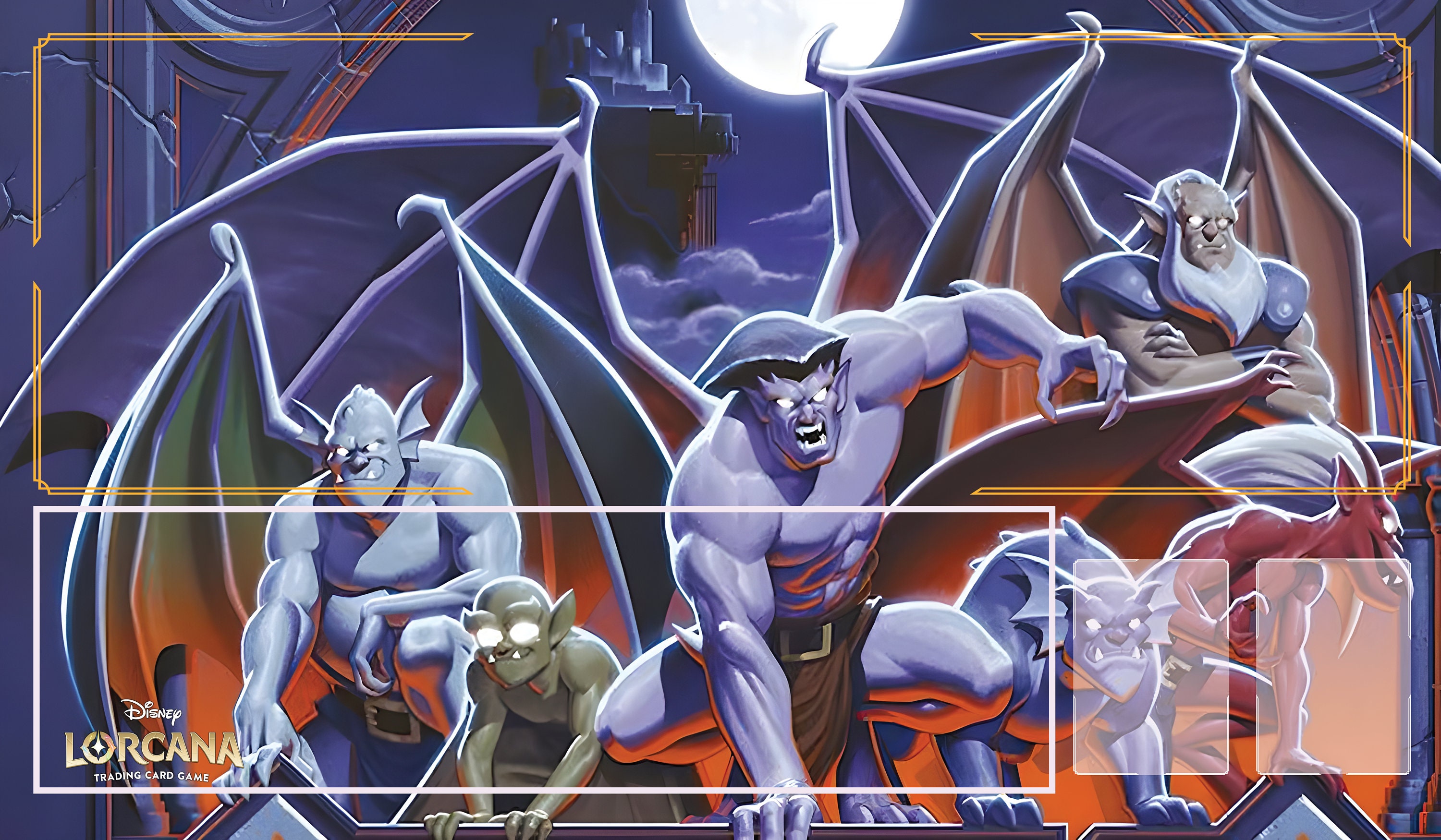 lorcana gargoyles cards Disney Lorcana Playmat - Gargoyles - 90's Cartoon - TCG - Custom Playmat -  Disn
