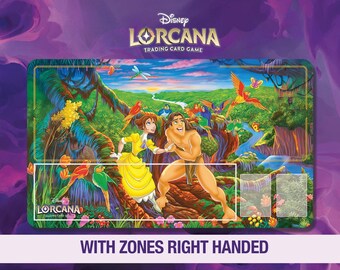 Disney Lorcana Playmat - Tarzan and Jane - Movie - Reign of Jafar