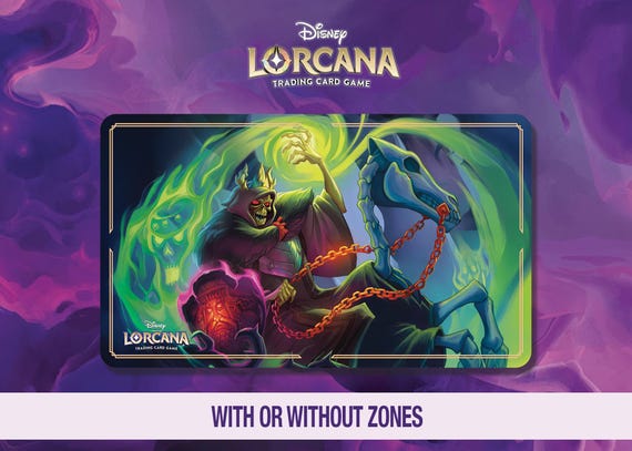 Disney Lorcana Playmat - the Black Cauldron - the Horned King