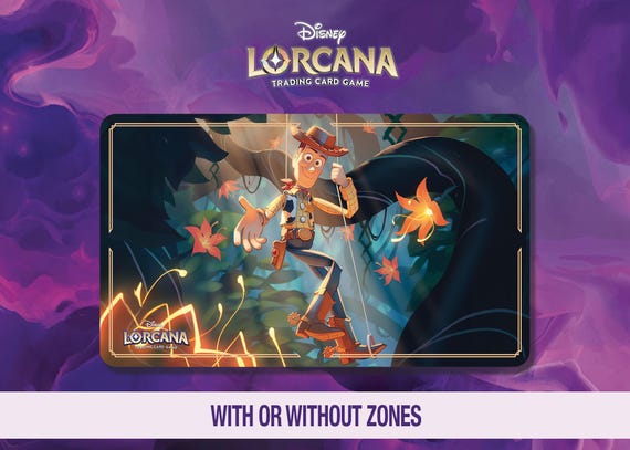 Disney Lorcana Playmat – Woody - Leader of the Toys - TCG Ready